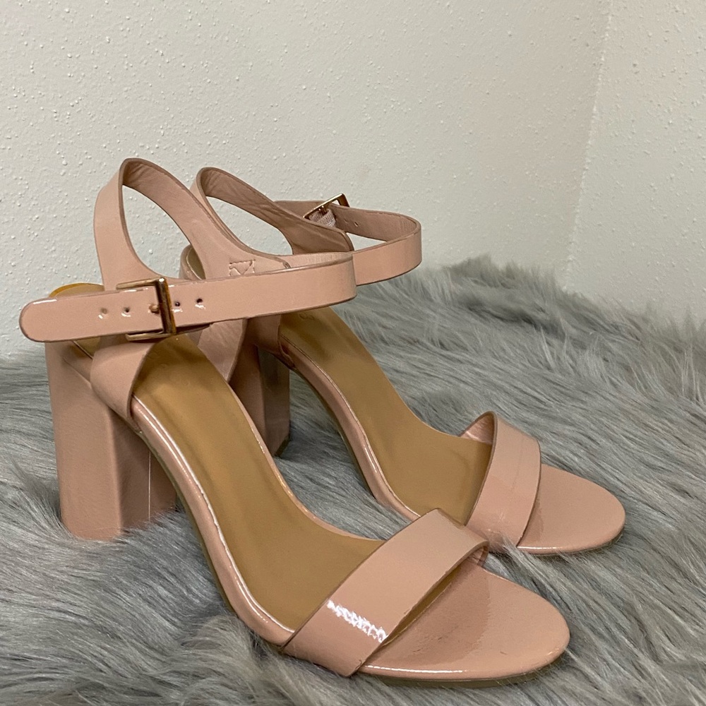 Bamboo nude heels
